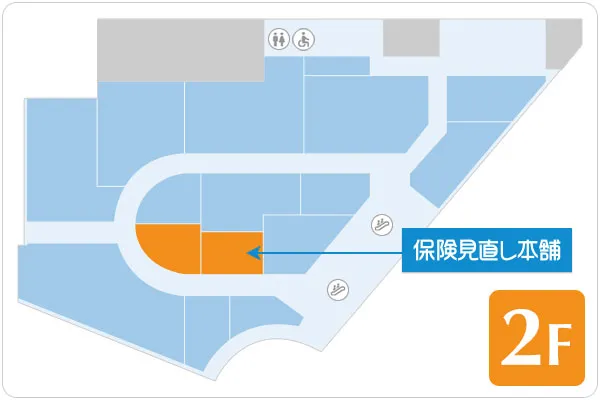 保険見直し本舗 フーディアム武蔵小杉店 フロアマップ