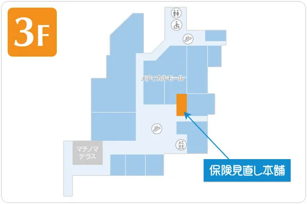 保険見直し本舗 マチノマ大森店 フロアマップ