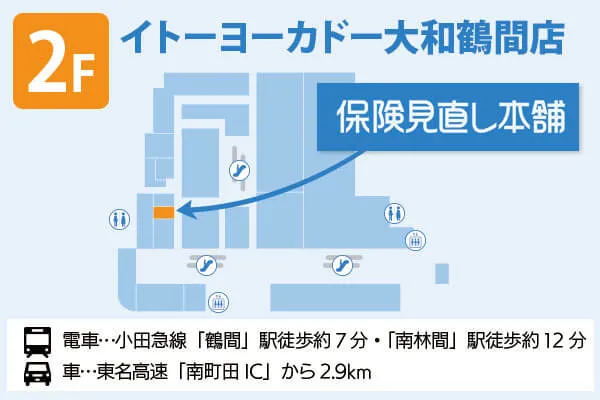 保険見直し本舗 イトーヨーカドー大和鶴間店 フロアマップ