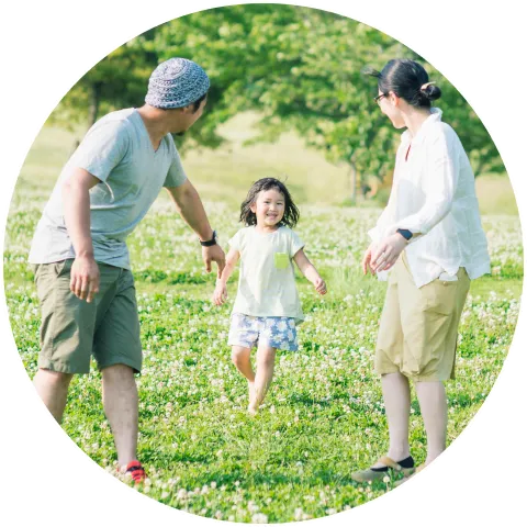 子供あり 貯蓄／夫　妻　娘